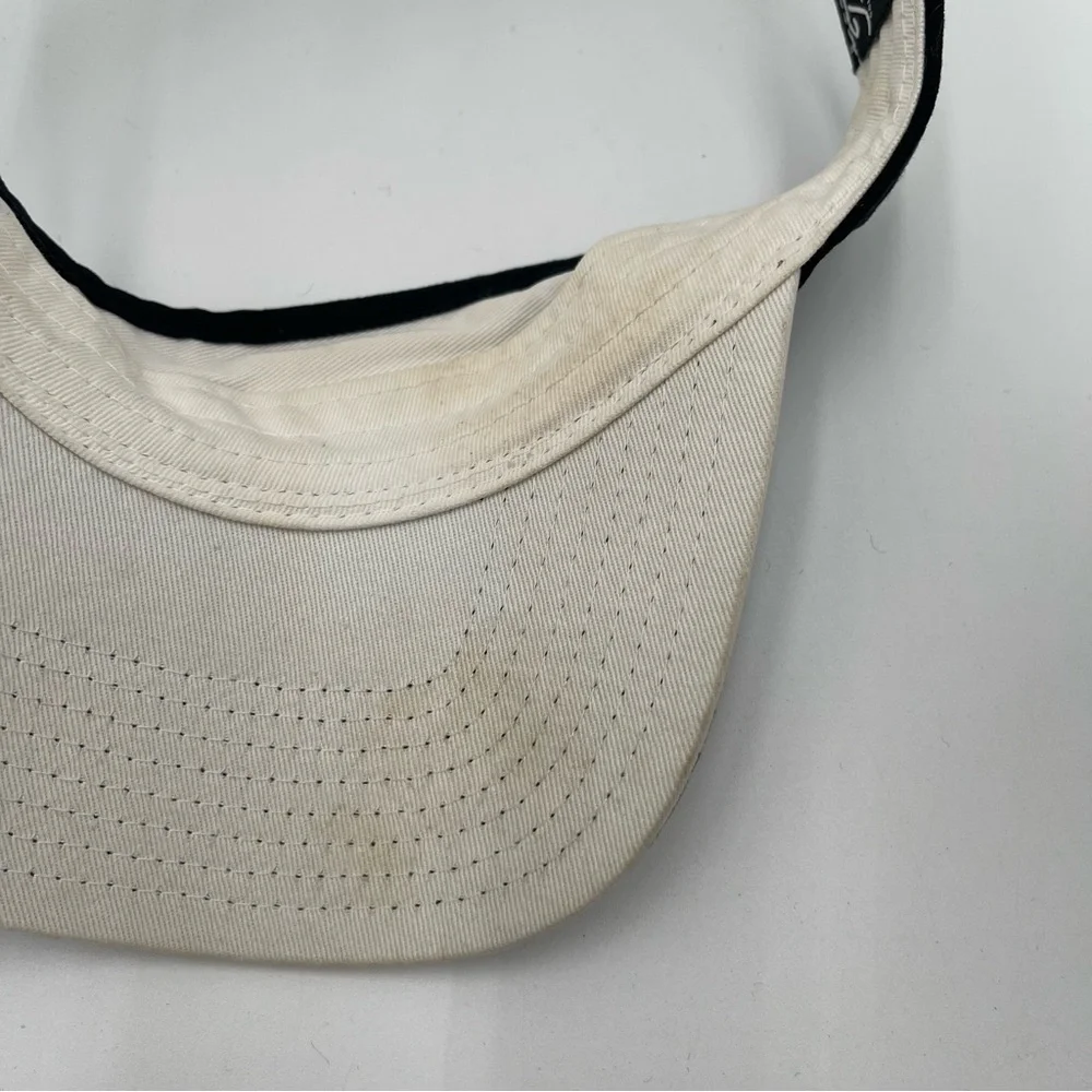 Titleist Pro V1 Footjoy Sun Visor Hat Cap Black & White One Size Adjustable